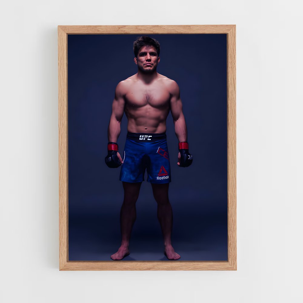 Poster Champion d'Octogone – affiche MMA (vue 4)